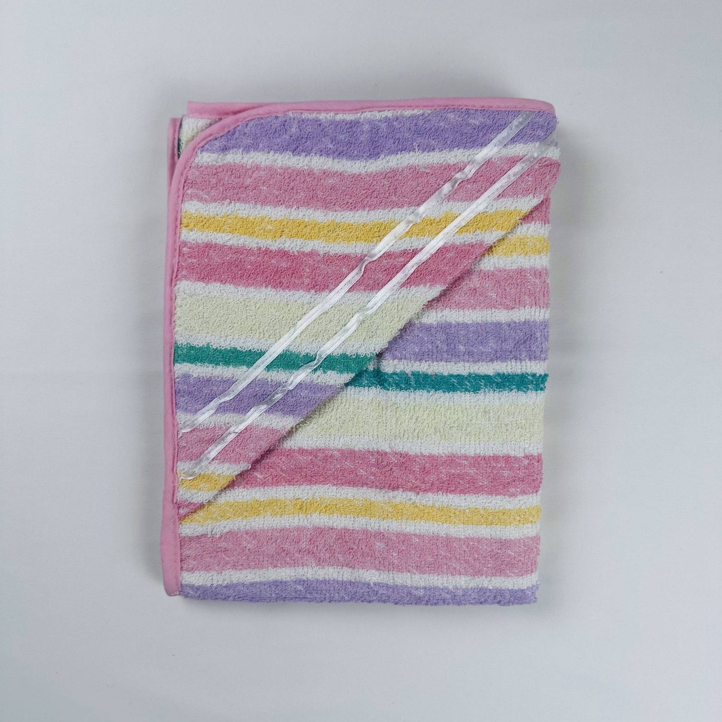 Baby Hooded Towel Multicolor Strips
