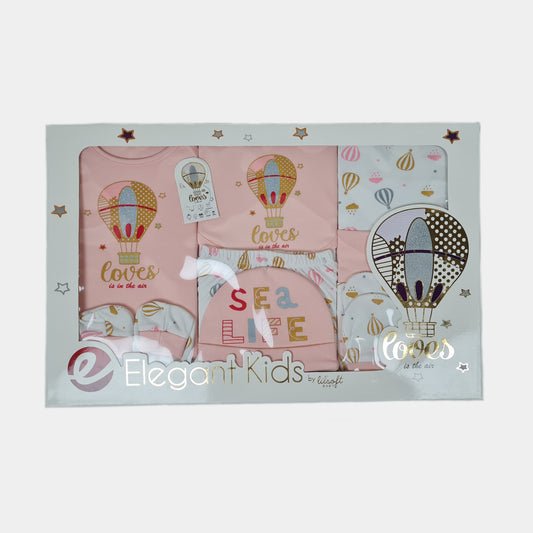 Elegant Kids Newborn 10 Pcs Gift Set Air Balloon Theme (Summer)