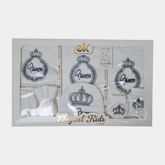 Elegant Kids Newborn 10 Pcs Gift Set Prince Theme (Summer)