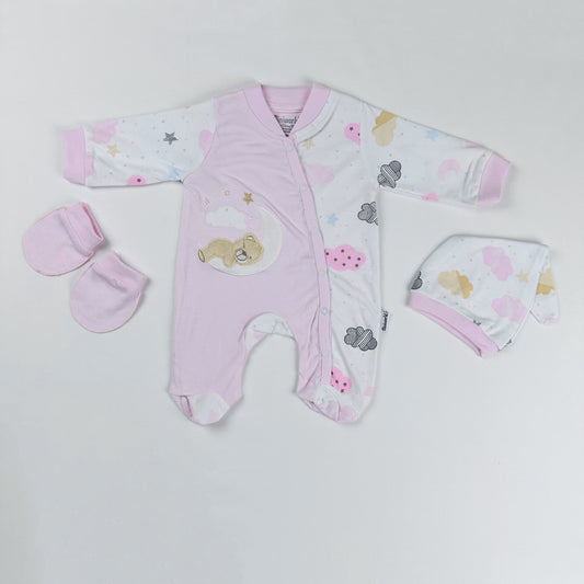 Baby Romper Set Moon & Bear