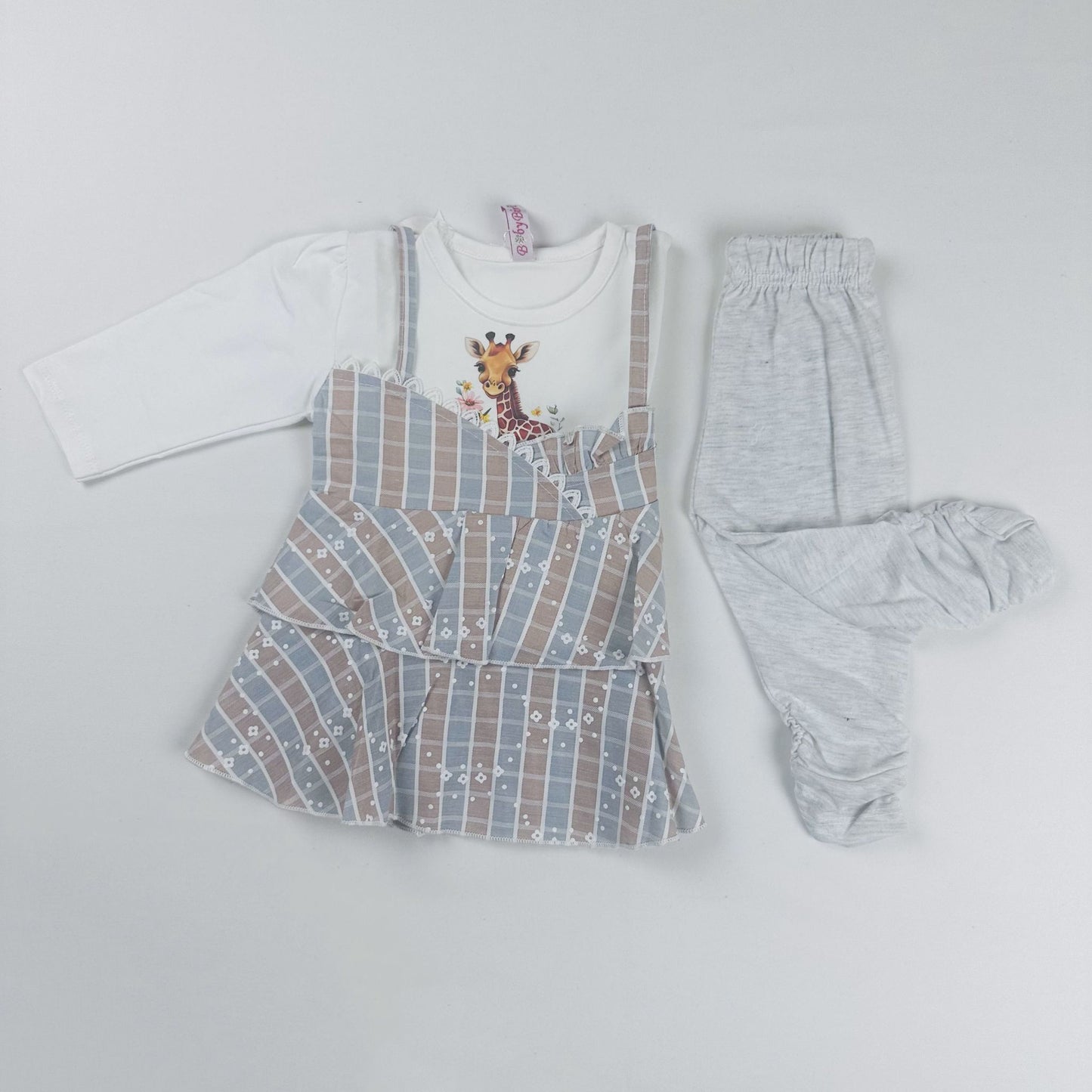 Baby Girl Outfit Set 2 Piece Giraffe