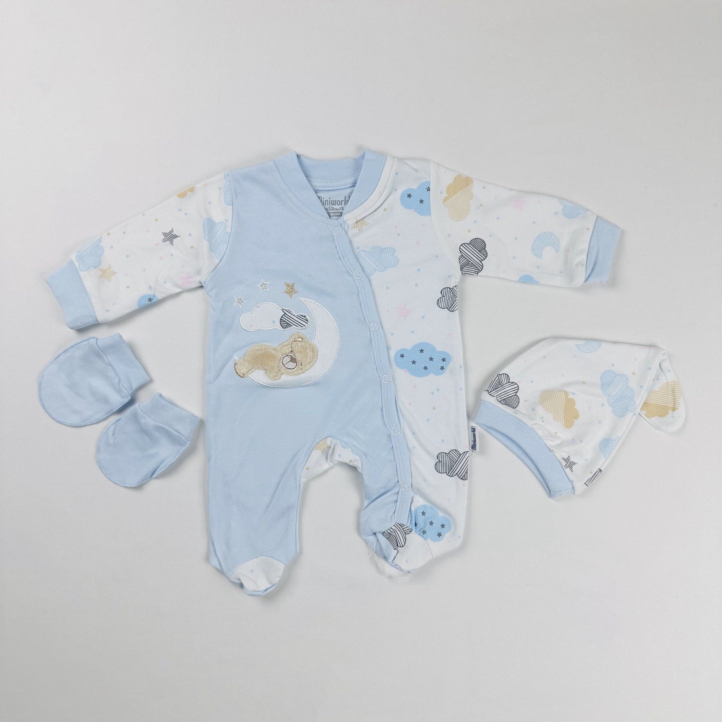 Baby Romper Set Moon & Bear