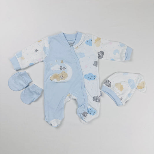 Baby Romper Set Moon & Bear