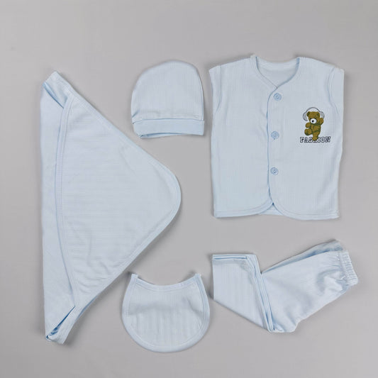 Baby Starter Set - 5 Piece Fashion Bear