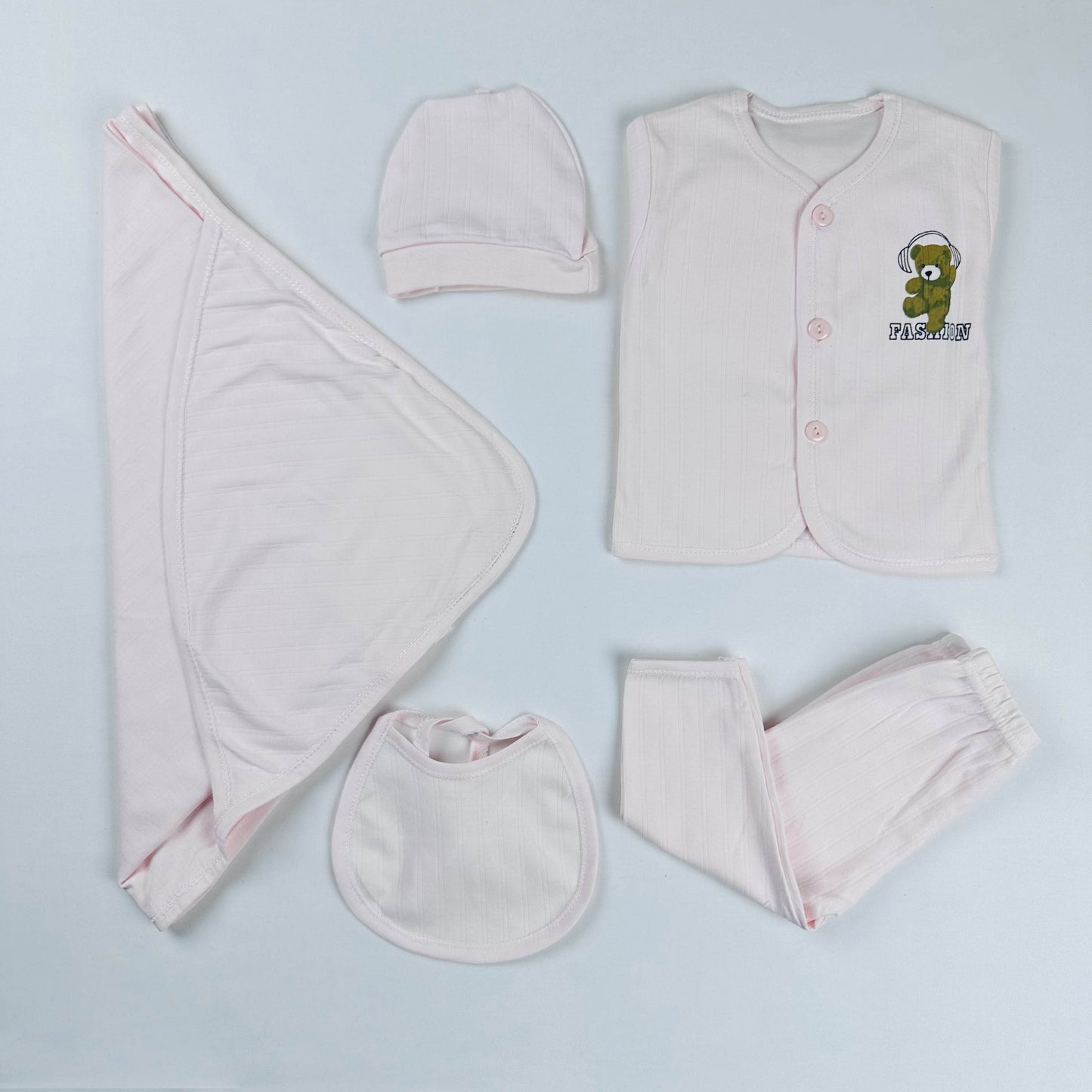 Baby Starter Set - 5 Piece Fashion Bear