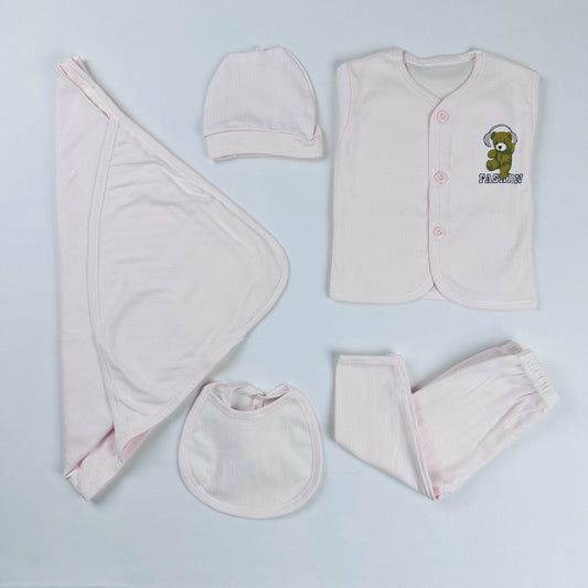 Baby Starter Set - 5 Piece Fashion Bear