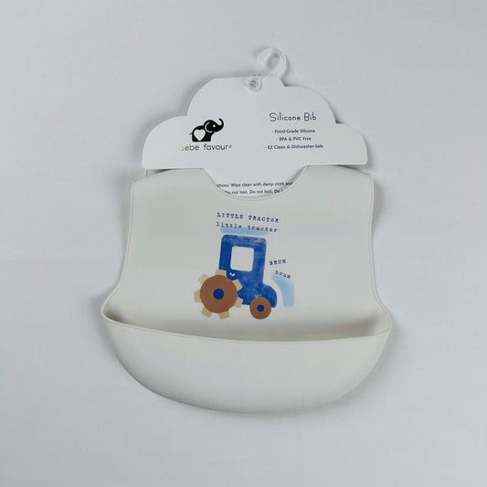 Baby Bib Little Tractor