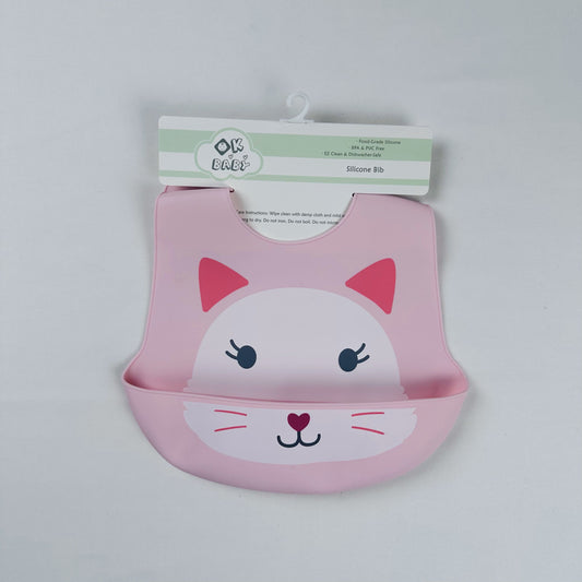 Silicon Baby Bib Kitty