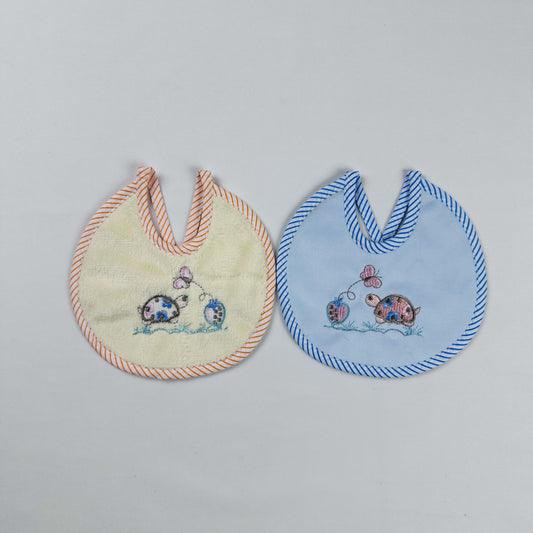 Baby Bib Pack of 2 Turtle