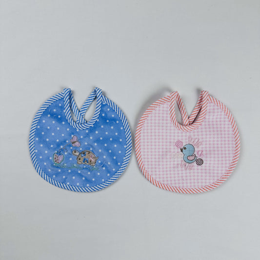 Baby Bib Pack of 2 Turtle and Duck