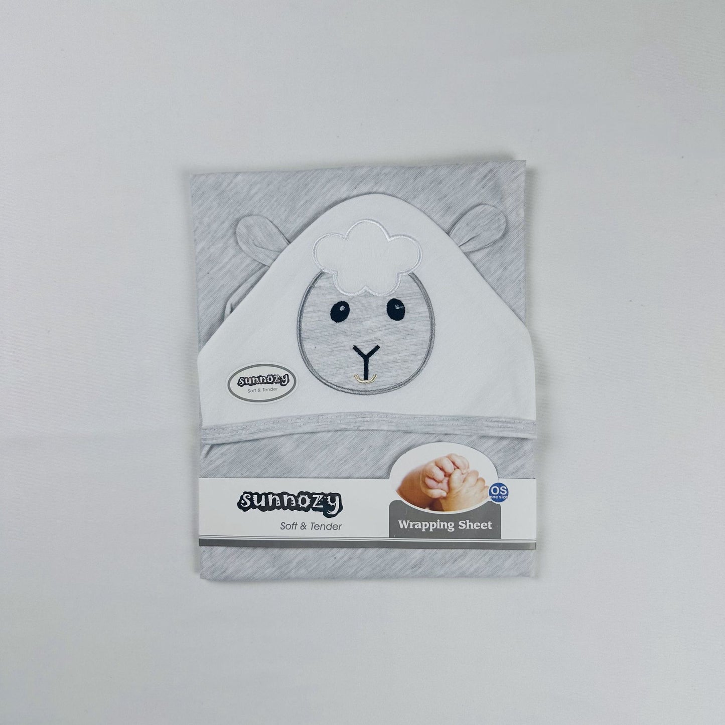 Baby Hooded Wrapping Sheet Cute Sheep