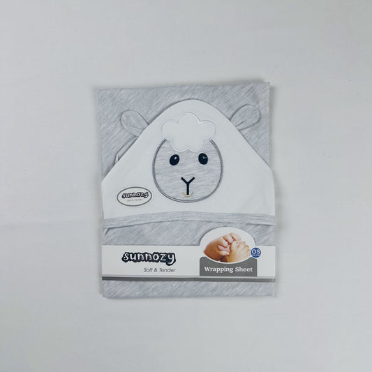 Baby Hooded Wrapping Sheet Cute Sheep