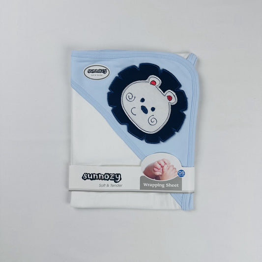 Baby Hooded Wrapping Sheet Cute Lion