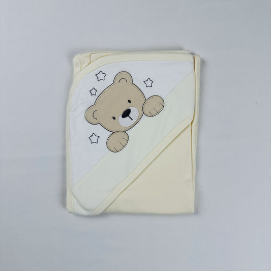 Baby Hooded Wrapping Sheet Cute Bear
