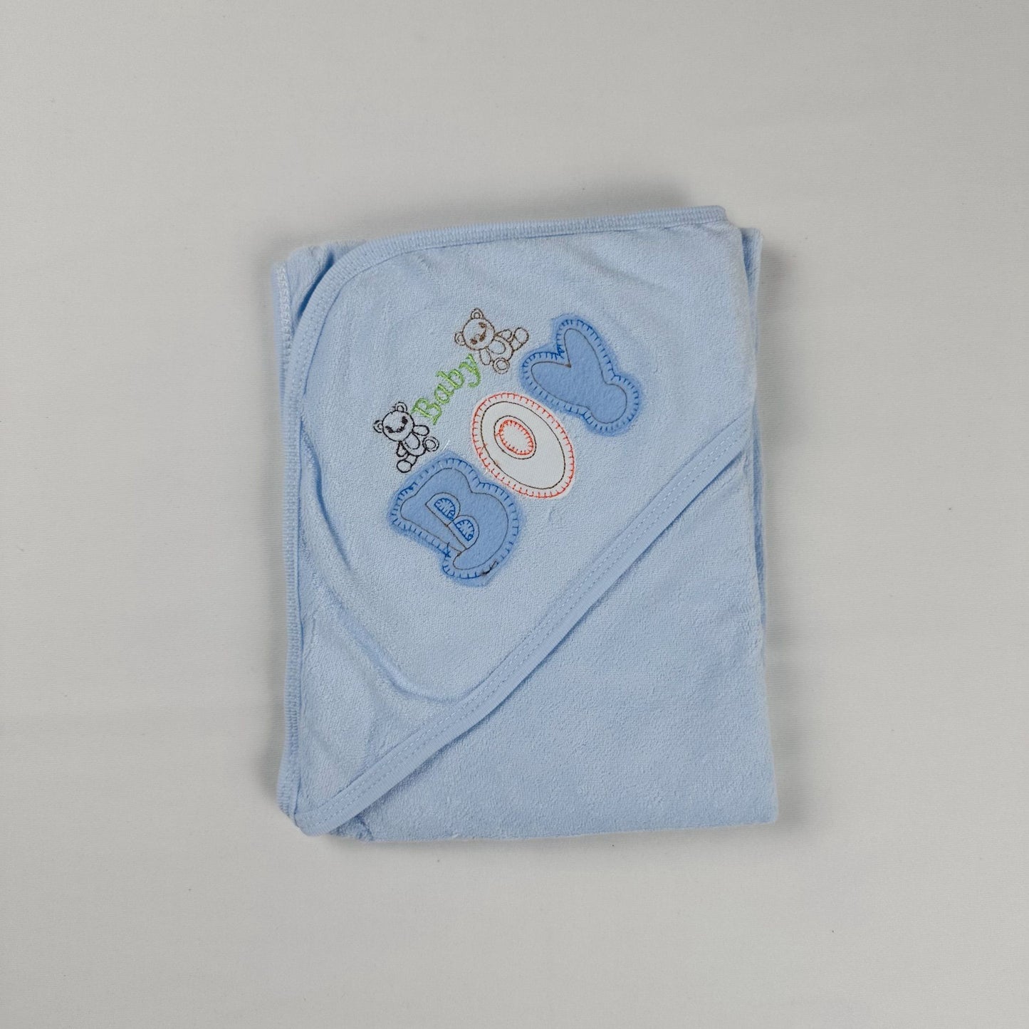 Baby Hooded Towel Baby Bear Blue