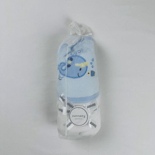 Baby Hooded Towel Cute Whale