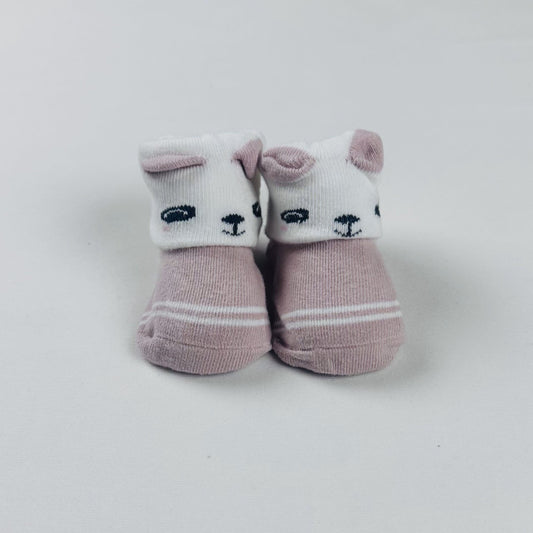 Baby Booties Animal Face