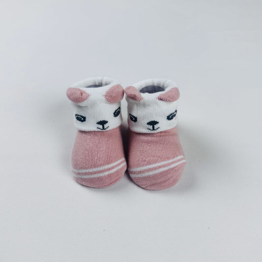 Baby Booties Animal Face