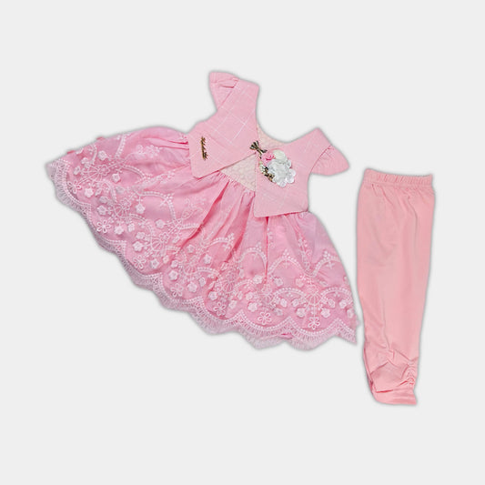 Baby Girl Suit Embroidered