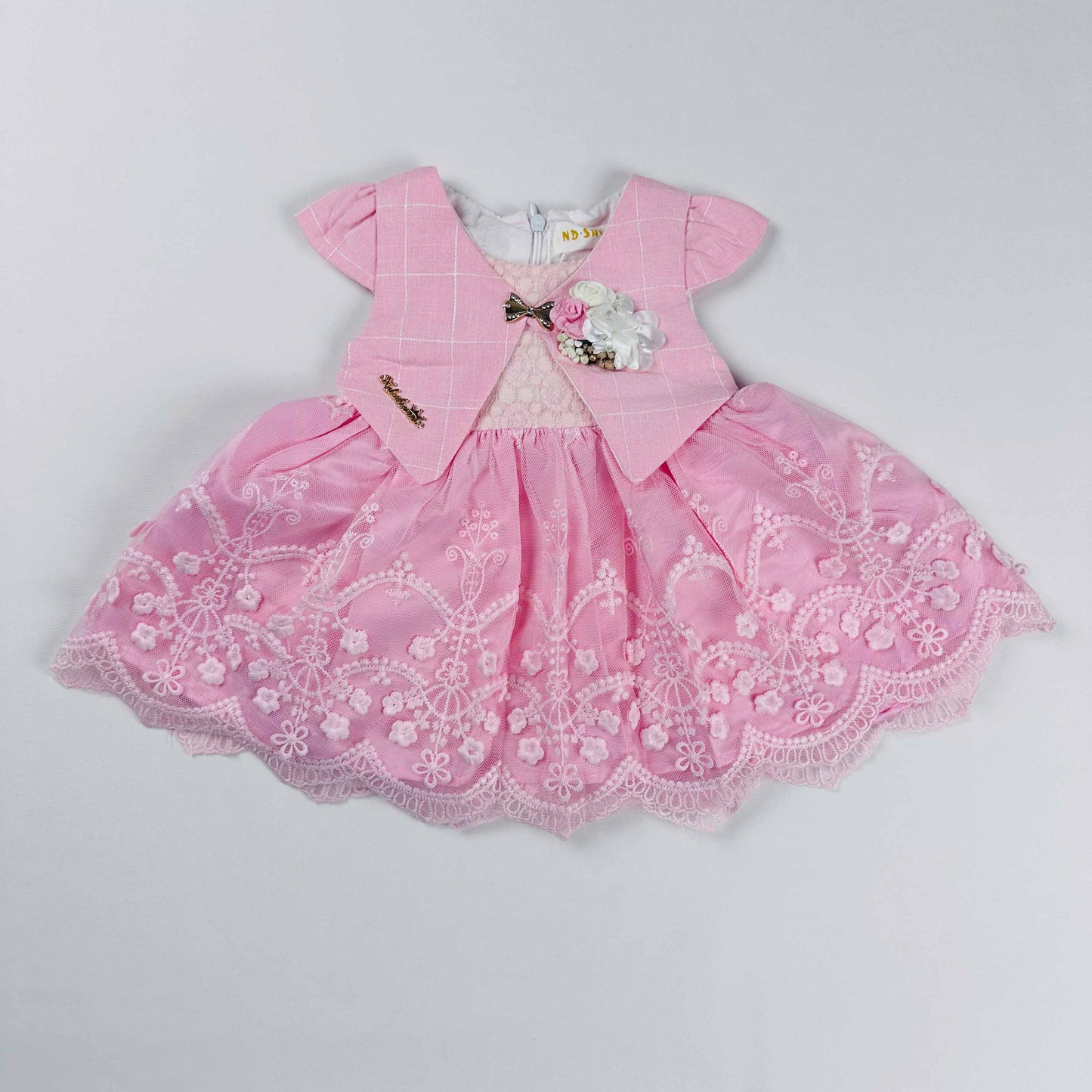 Baby Girl Suit Embroidered