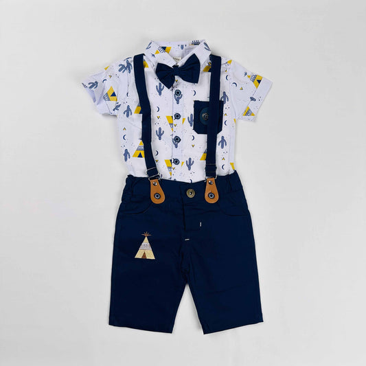 Baby Boy Suit Cactus Design