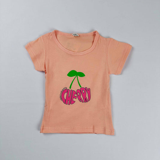Baby Girl T-Shirt Cherry