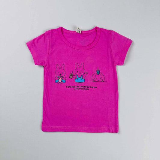 Baby Girl T-Shirt Bunny