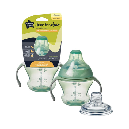 Tommee Tippee Closer To Nature Transition Cup Green
