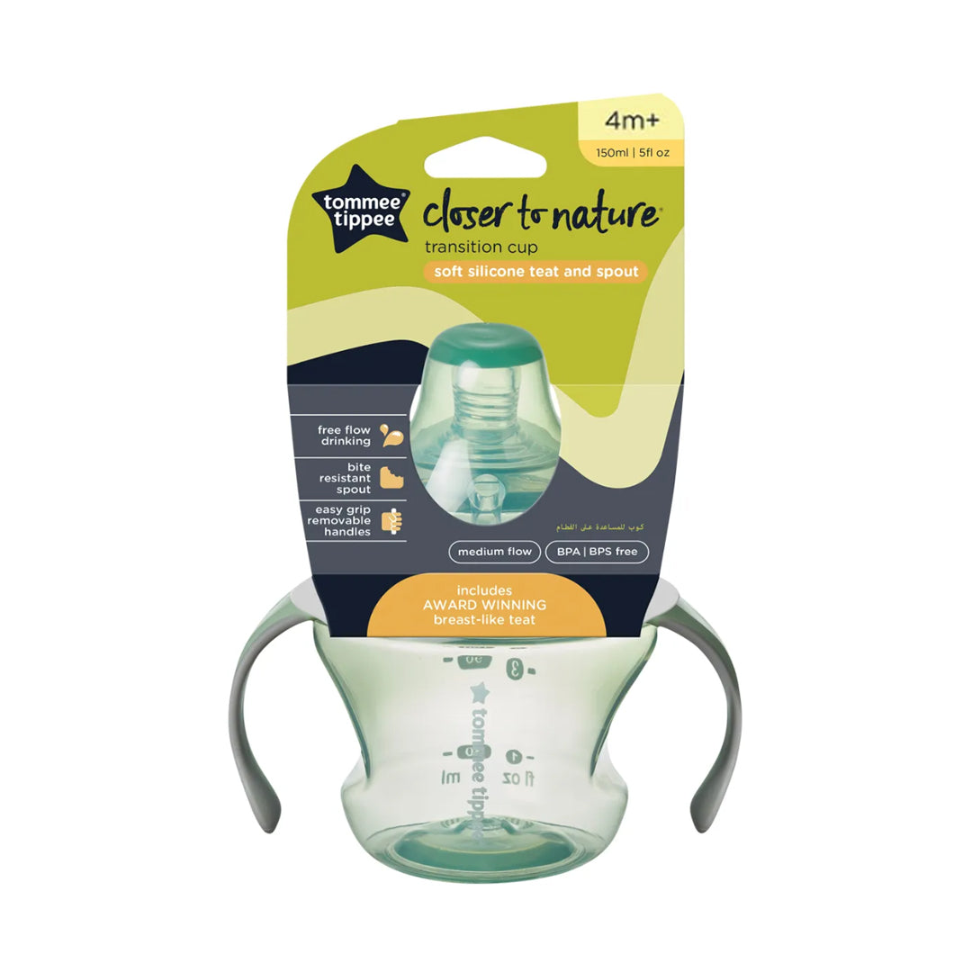 Tommee Tippee Closer To Nature Transition Cup Green