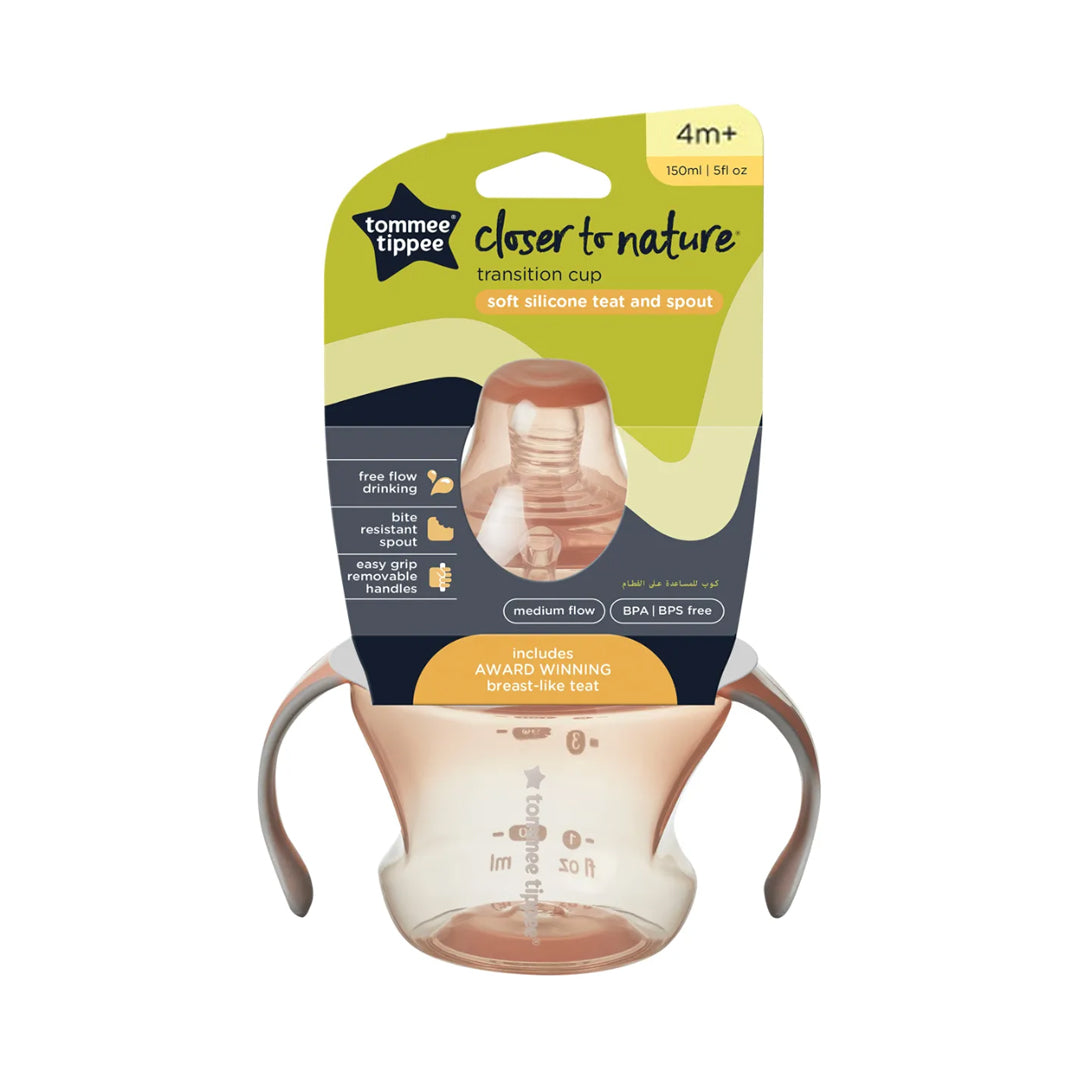 Tommee Tippee Closer To Nature Transition Cup Peach